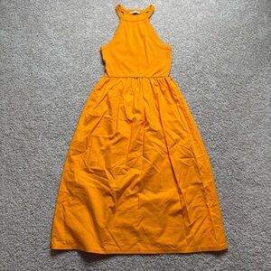 Zara High Neck Midi Dress